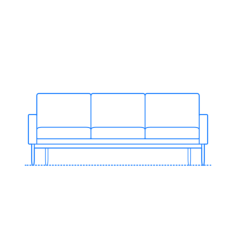 Furniture Couches Sofas Raleigh Sofa Laser Cut Svg File, Free Vectors File